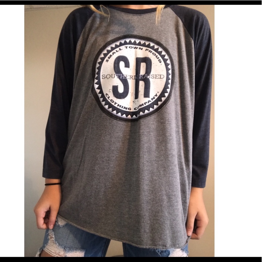 3/4 in. sleeve southern raised shirt. size xl